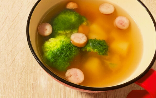 昼の野菜スープやお味噌汁 マグネシウム×野菜や味噌のミネラル 